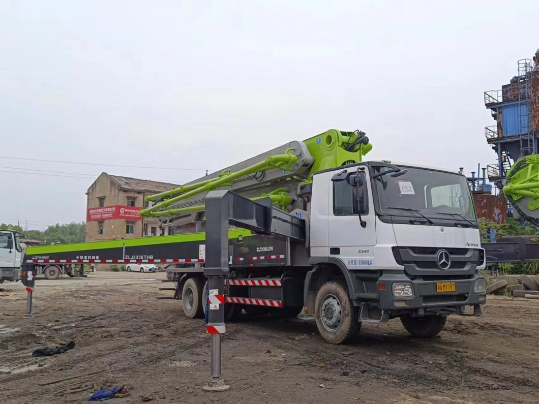Renovated Zoomlion 47m Concrete Equipment Concrete Pump Truck Concrete Placing Boom Beton Pumper Second Hand Truck Mounted Concrete Pump Concrete Mixer Truck