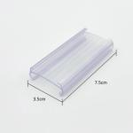 Supermarket Label Holder 3.5*7.5cm Plastic Shelf Label Holder Writable