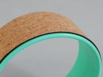 Customized logo Eco-friendly Cork Exercise Wheel/ Cork Yoga Wheel/ Cork Balance