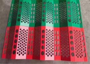 China 800mm Dust Wind Suppression Fence Green Perforated factory