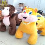Hansel Guangzhou plush moving toy animal toy horse on 4 wheels for kids