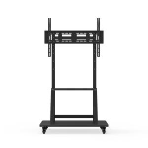 China Modern Universal TV Stand Base Moveable Height Adjustable With Wheels factory