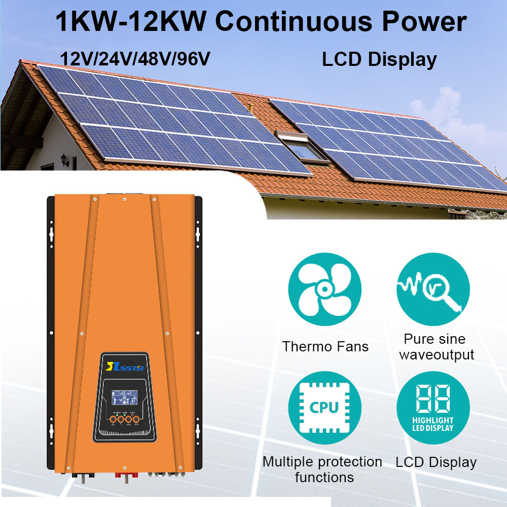 10000W Power Inverter DC To AC Toroidale 48v 10KW Power Inverter