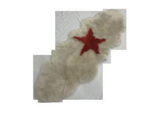 China Home Decor PELT Sheepskin Cushion Pads Lambswool Seat Pad factory