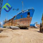 Marine rubber airbags used for ship launching and docking