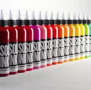China Fuchsia Micro Solid ink Natural Tattoo Permanent Makeup Pigment 30ML 60ML 120ML 260ML FDA Tattoo Ink factory