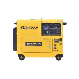 Single Cylinder 5KVA 155kg Portable Diesel Powered Generator