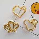 Decorative Cute Hair Claws Clip Set For Thick Curly Hair Very Long Simple