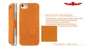 China Ultra Thin 100% Qualify Colorful PU Flip Leather Cover Case For Iphone 5 5S Ultimate Fit factory
