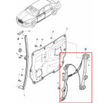 For Bentley 2005-2013 Continental Flying Spur Front Left Window Elevator Cable