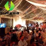 Clear Wedding 10m To 60m Aluminum Frame Tents Different Color For Choosing