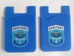Custom Printed Logo Cell Phone Case Card Holder Card Pouch With 3M Sticker , For