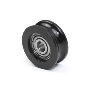 China Black Roller Nylon Coated Bearings Durable Reliable For Industrial factory