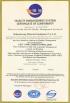 Shijiazhuang Minerals Equipment Co. Ltd Certifications
