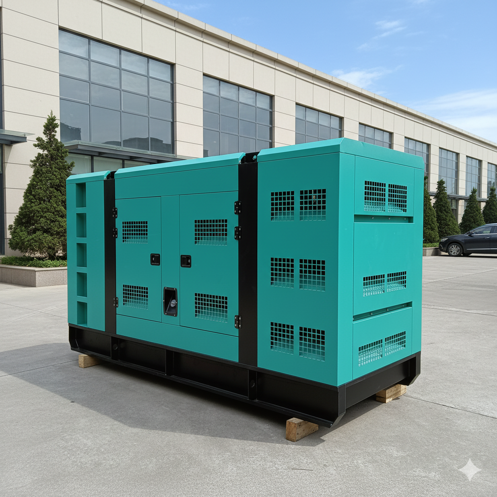 China EPA Approved 500kva 400kw Fuel Generator Set Silent Proof Type Prime Standby Power Station 480V ATS factory