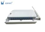 Rotary type fiber optic patch panel 19inch 1U rack mounted 24 , 48 , 96 , 120