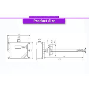 Customizable UNIVO High Precision Wall Mounted Humidity Temperature Sensor