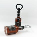 Shinny Gifts Whiskey Bottle Shape Bottle Opener Magnet Sticker Promo Gifts