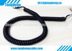 Abrasion Resistant Glossy Black Retractable Cable