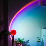 Nordic 90 Degrees Rotatable Sunset Projection LED Light For Living Room