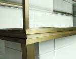 Metal Stainless Steel Jewelry Store Showcases Jewelry Display Furniture