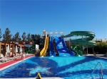 Commercial Swimming Pool Water Games Equipment Fiberglass Slide For Adults