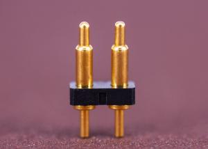 China Copper Alloy Spring Loaded Connector Vertical 2Pin 2.05mm-2.55mm Working Height factory