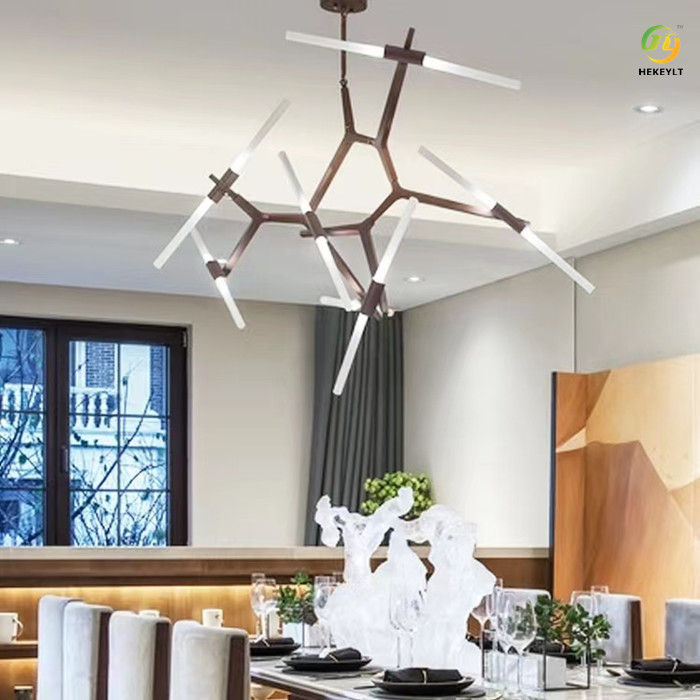 Nordic Creative Tree Branch Chandelier Living Room Dining Room Bedroom LED Light