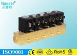 Multiple Manifold Solenoid Valve 24V / 12V Voltage Female Thread Medium Pressure