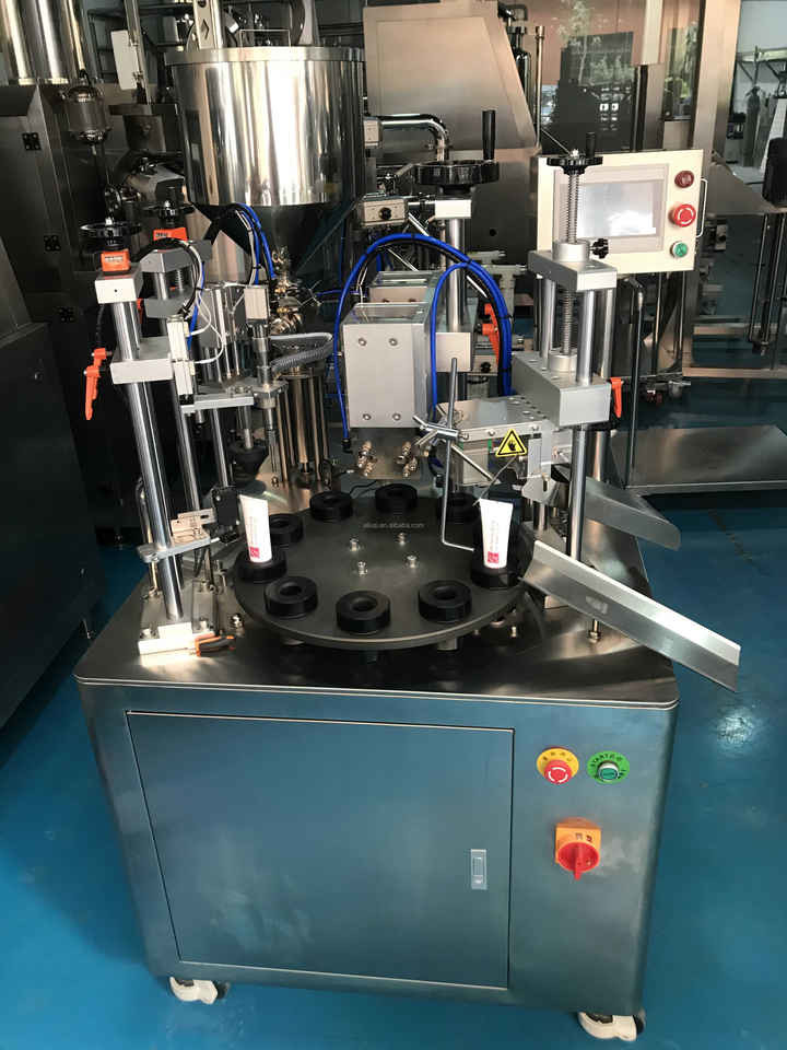 Semi Automatic Ultrasonic Tube Facial Cream Filling Machine Cream Tube Filler