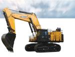 yellow High Output excavator crushing bucket Crushed Stone Bucket