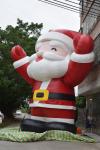 Customzied Attractive Outdoor Inflatable Christmas Decorations Santa Claus