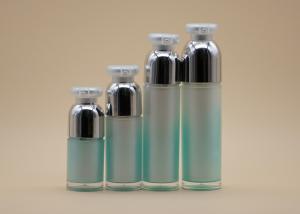 China Gradual Green Airless Containers Cosmetics 15ml 30ml 50ml 100ml Optional factory