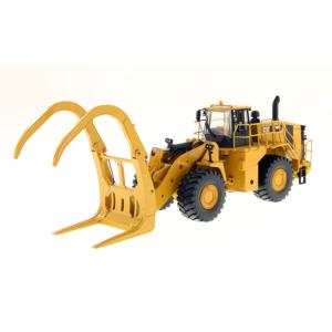 DM 988K Wheel Loader with Log Grapple Wood Handler Engineering Model 1:50 85917