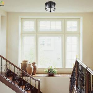 China Iron Pendant Light Home Art Baking Paint Black LED Nordic Pendant Light factory