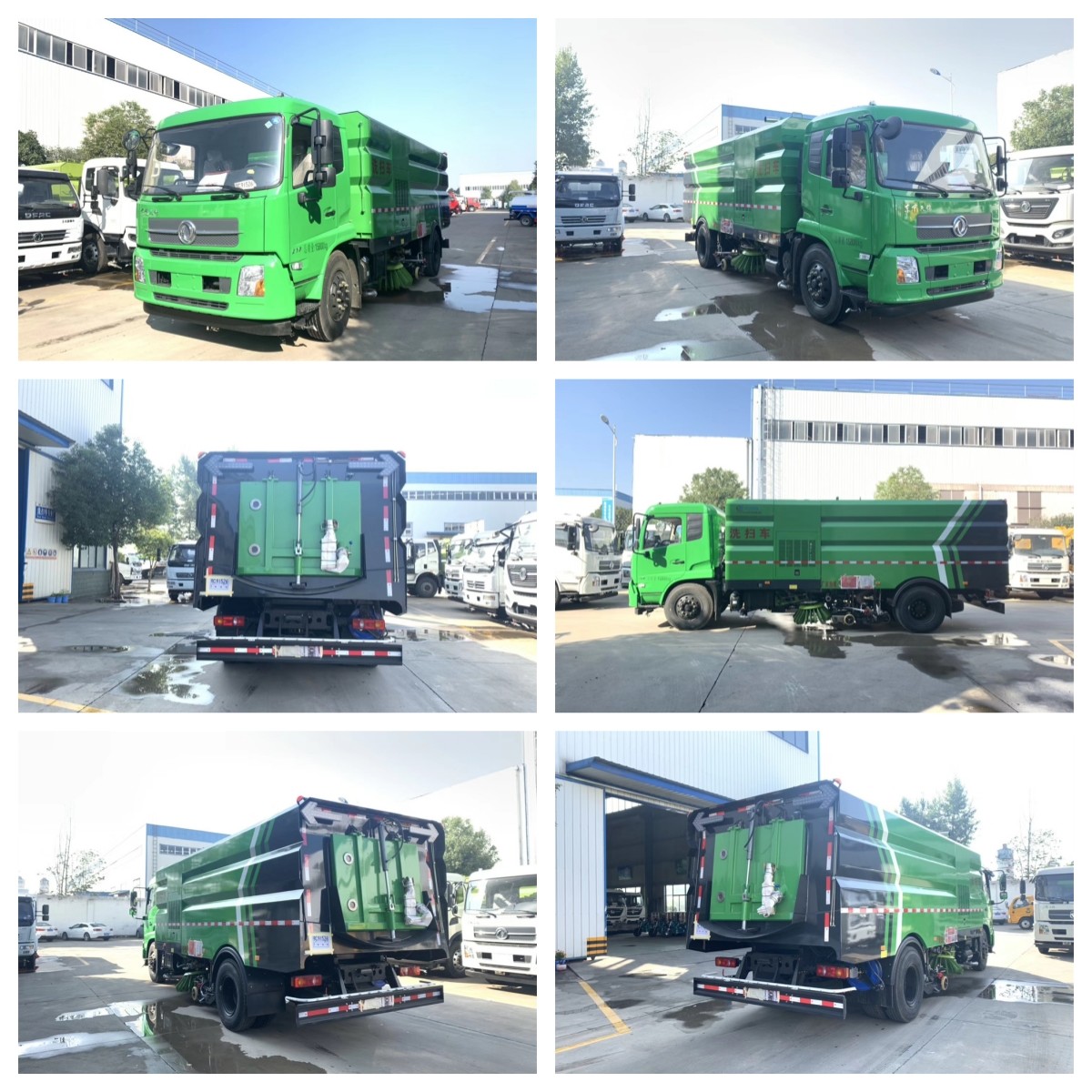 6 Gears Transmission Street Sweeping Truck For Airport Road Cleaning