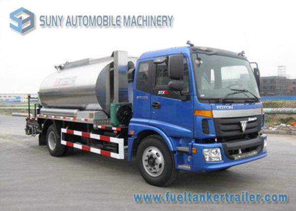 9000 L Asphalt distributor truck Asphalt Tanker Trailer 2 Axles 180hp 4500 mm