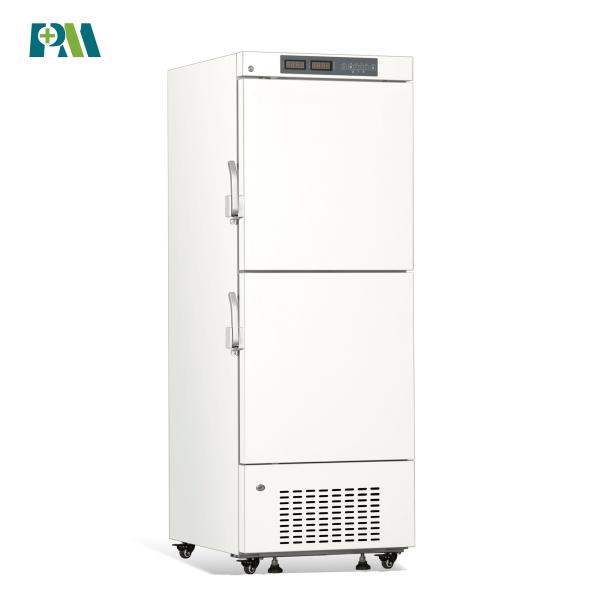Low Temperature 358L Double Chamber Stand Up Deep Biomedical Vaccine Freezer