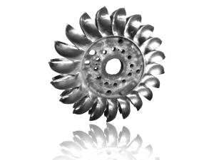 China Stainless Steel Or Steel Hydro Turbine Runner With Customized Blade Height factory
