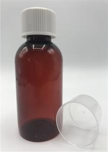 China Short 120ml PET Medicine Bottles With Aluminium Liner 1mm Average Wall Thickness factory