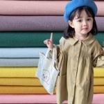 178GSM Brush Flannel Cotton Fabric Coat Thick 32SX16S 130X60