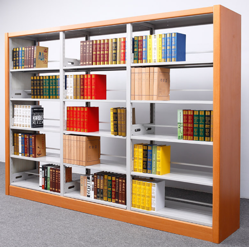 Office Furniture Steel Bookshelf for School Library Double Single Side Payment Term T/T