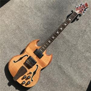 China Custom Half Hollow Body Electric Guitar factory