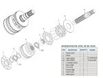 EX120-5 ZX120 EX200-5 Hitachi Excavator Hydrulic Pump Parts HPV55 HPV145