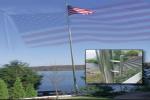 Customized Height Stainless Steel Flag Pole Flag Raising Speed Adjustable