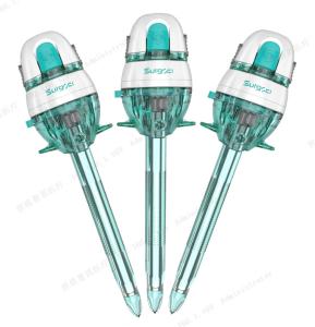 China 12mm Trocar Plastic Tip Surgical Instruments Disposable Optical Trocar 12mm factory
