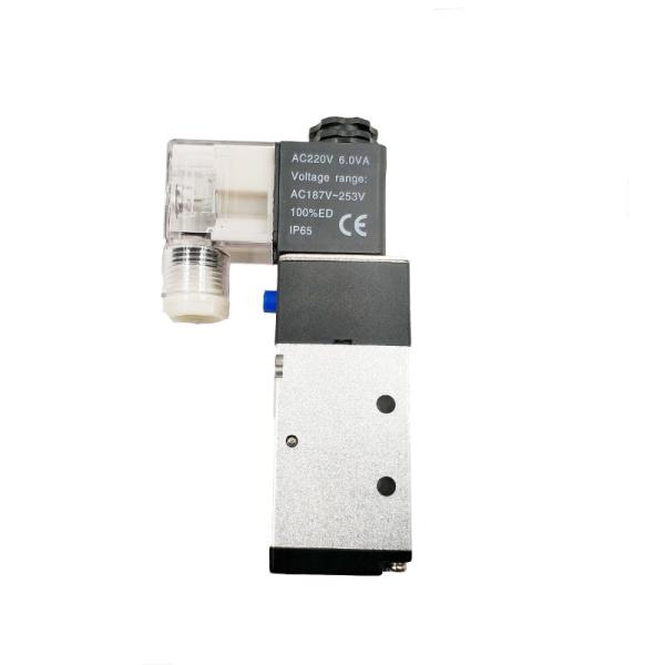 China 4V210-08 5/2 way pneumatic Air solenoid valve High-quality Control valve G1/4" 4V210-06 4V220-08 factory