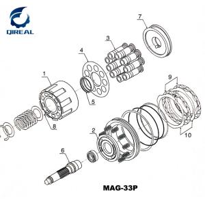 China MAG-33P Travel Motor Excavator Parts factory