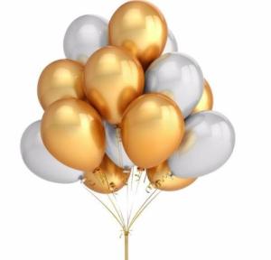 China 20pcs 12'' Gold Silver Black pink Latex Balloons Happy Birthday Wedding Party Decor Inflatable Air Globos Kids Supplies factory
