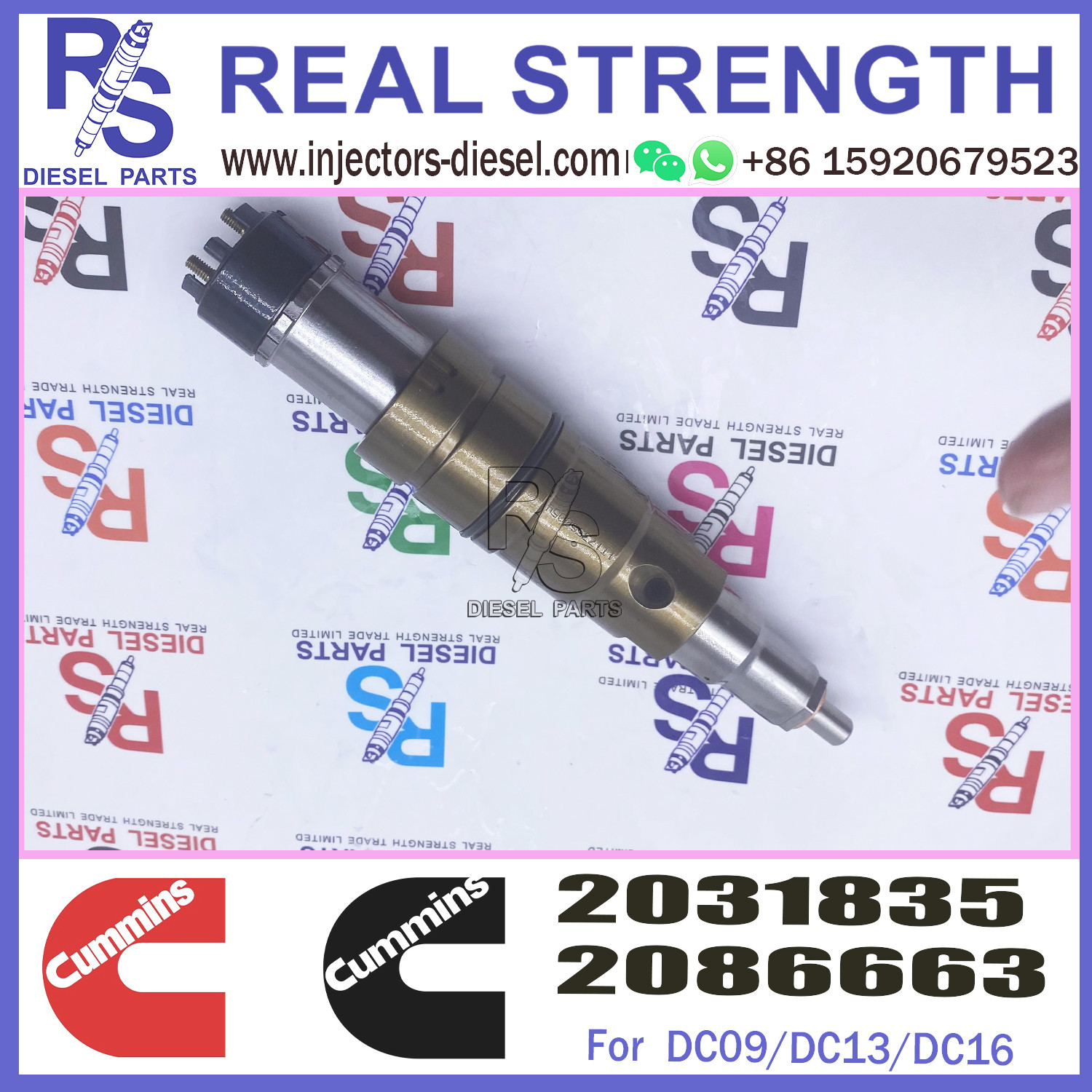 2031835 Cummins Diesel Injector Scania R Series Engine 4905880 110528079 2086663